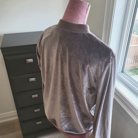 Lavender velour jacket - Picture 4 of 4